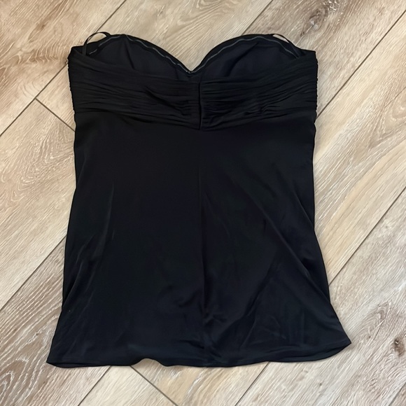 Sz M BCBG Strapless Blouse - Picture 2 of 6